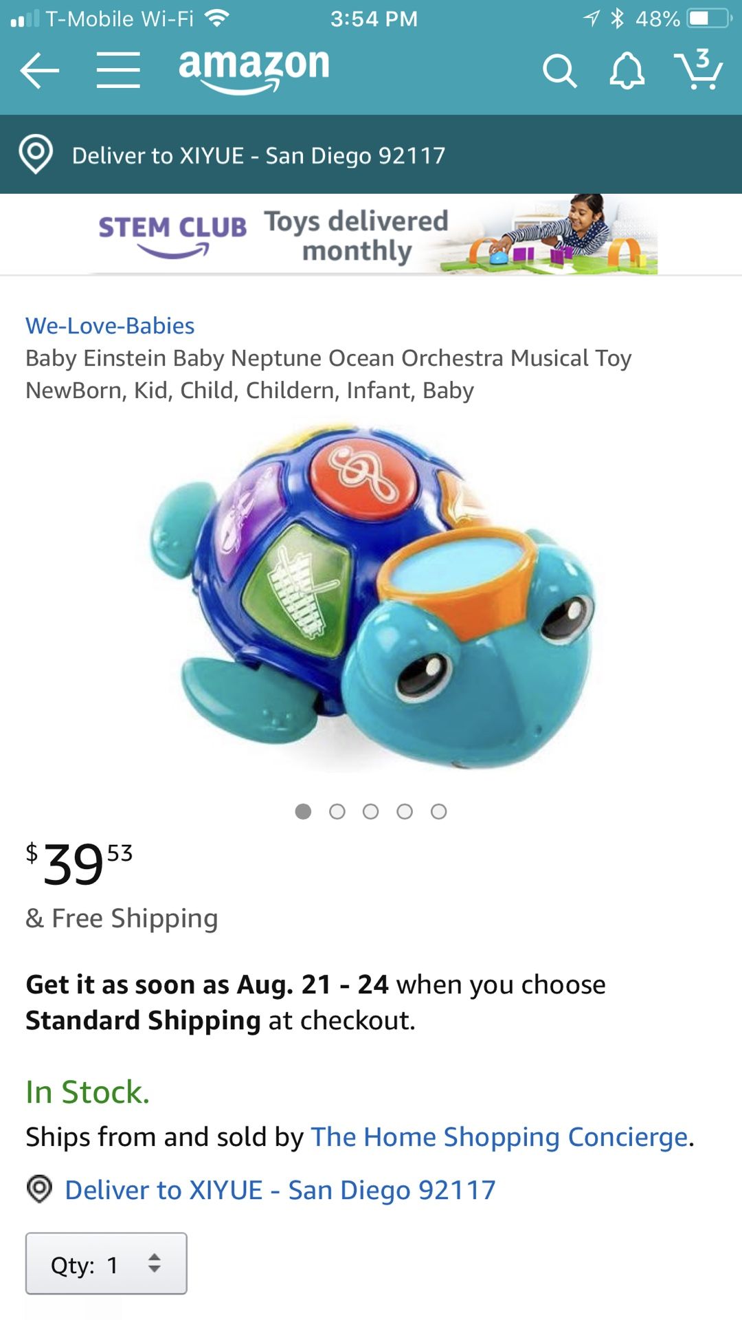 Baby neptune ocean orchestra sales
