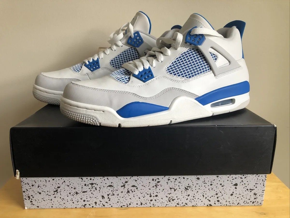 Military Blue 4s. Size 12