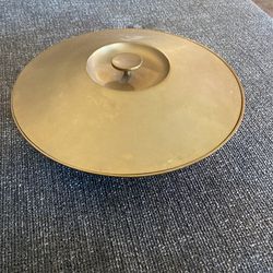 Vintage Brass Bowl With Lid