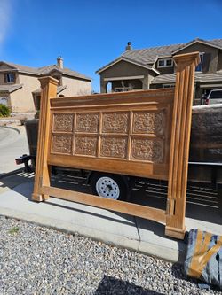 Head board and bed frame