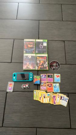 Pokemon cards & video games lot