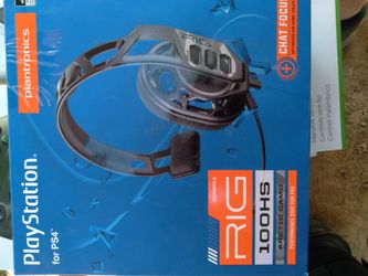 RIG 100 HS camo chat gaming headset for ps4