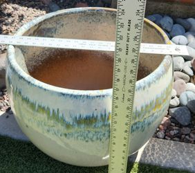 Ceramic garden pots, planters