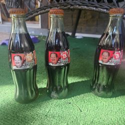 3 Of Them 1996 Dale Earnhardt #3 COCA-COLA CLASSIC  8 oz. Unopened Bottle Coke
