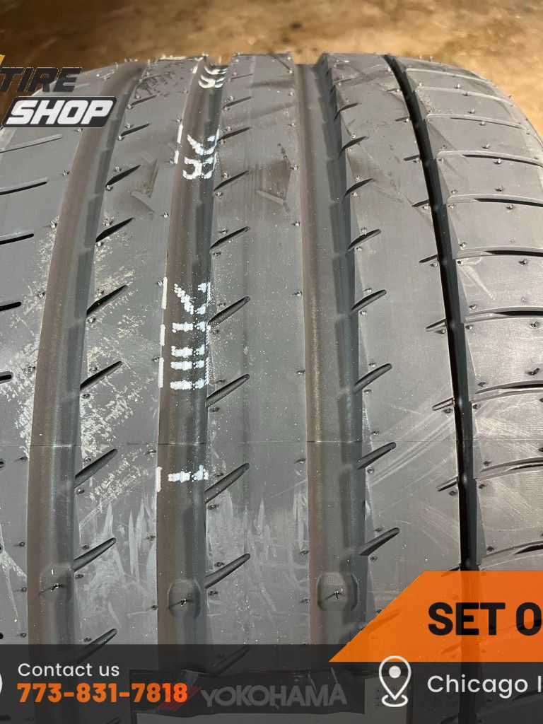 Set of 2 New 295/25ZR20 95Y Yokohama Advan Sport V105