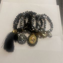 Pulseras color negro