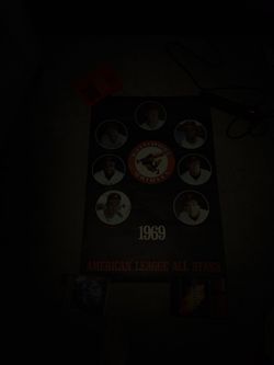 1969 Baltimore Orioles American League All Stars Poster