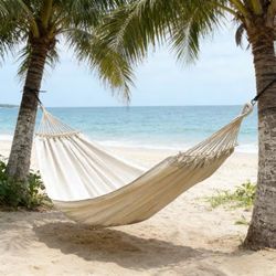 New Beige Indoor/Outdoor Hammock