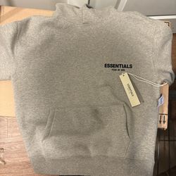 Fear of God Essentials grey hoodie Size Xs