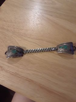 Sterling silver turquoise watch band