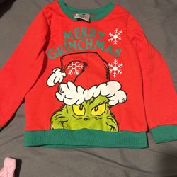Toddler Girl Grinch Sweater