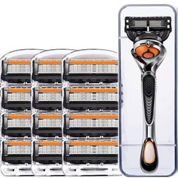 Gillette Fusion5 Men's Razor Blade Refills, 10 Count + Fusion5 ProGlide Razor Blade Refills - 2 Count | One Pack of 15 Refills