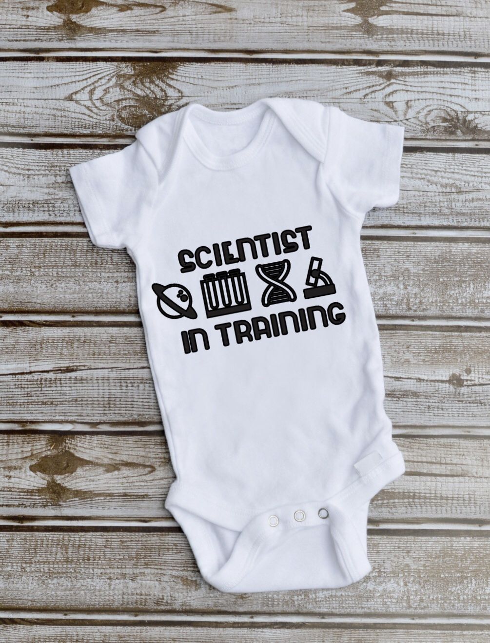 Scientist in training onesie