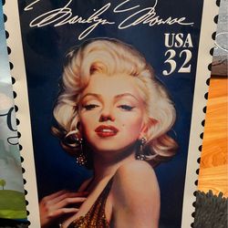 Marilyn Monroe tin stamp