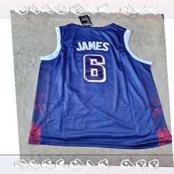 program large LeBron James USA Jersey Genuine Athletic Gear