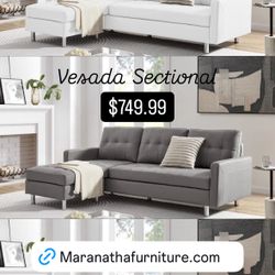 Sectional Sofa. $53 down payment
