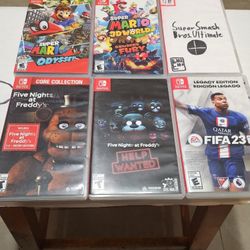 Nintendo Switch Super Marios Six Games Bundle 
