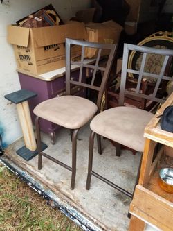 2 Bar Height Chairs