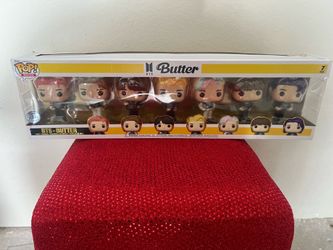 Funko Pop! Rocks: BTS - Butter 7-Pack.