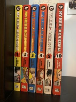My Hero Academia Volumes 1-5 & 10