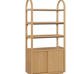 3 Shelf Bookcase And Storage Cabinet 