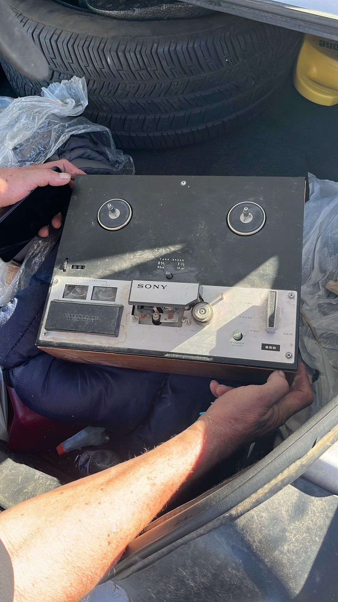 Vintage Sony Taperecorder TC-250A Tape Recorder