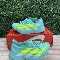 Men's Size 6 - adidas Adizero Adios Pro 4 Flash Aqua Lucid Lemon - JR1251 NEW