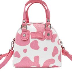 Von Dutch Pink Cow Print Bag Brand new With Tags 