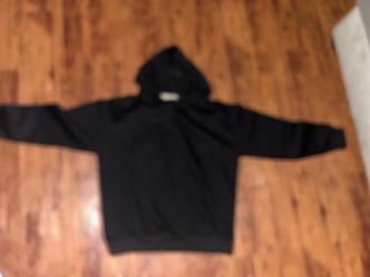 Black essentials hoodie
