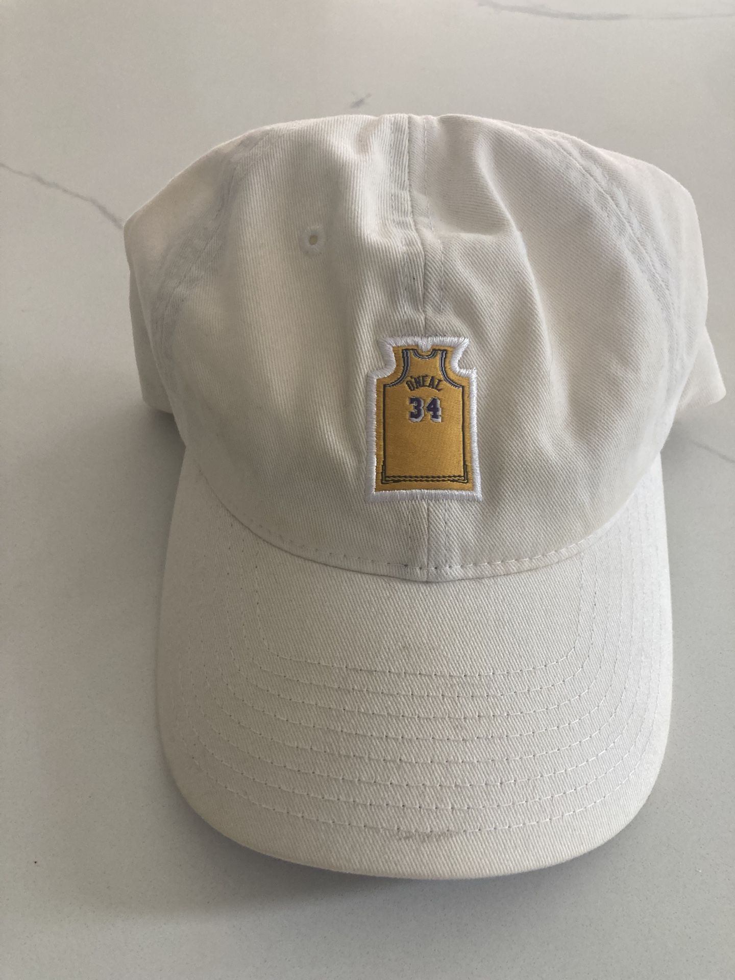 Vintage Mitchell & Ness NBA Los Angeles Lakers Shaq Jersey Hat Cap Adjustable