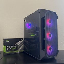 ULTRA FAST Midrange Ryzen 5 Gaming PC Computer (Ryzen 5 5500, GTX 1070, 32GB RAM, 1TB NVMe + 1TB HDD)