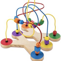 Melissa & Doug Classic Bead Maze - Wooden Educational Toy