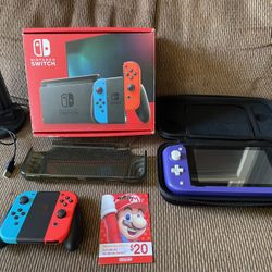 Nintendo Switch  Bundle Like New W/ Box 