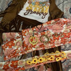 Women’s Size Large Hippie Halloween Costume