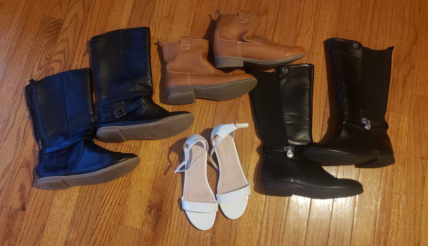 ALL SIZE 4 - GIRLS SHOES - $90 All FOUR PAIR
