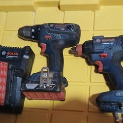 Bosch 18 Volt Drill Set $125