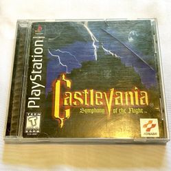 Castlevania Symphony of the Night Sony PlayStation 1 PS1 Black Label Case Only!!