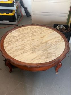 Marble table
