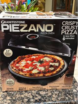 BRAND NEW Granitestone Piezano 12” Pizza Oven – Never Used
