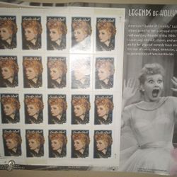 Legends Of Hollywood Lucille Ball Postage Stamps