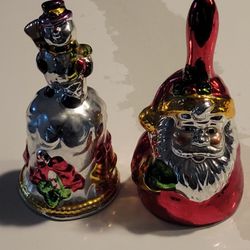 2 Vintage Christmas Bells