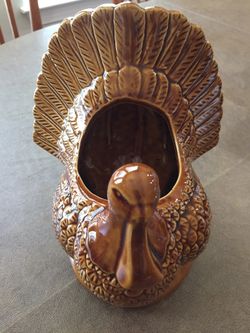Ceramic Turkey Planter