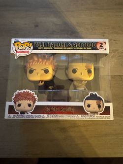 Funko Pop Jujutsu Kaisen Yuji Itadori & Aoi Todo 2-Pack