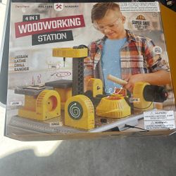 Kids Woodworking Station