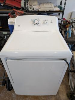 GE White Gas Dryer