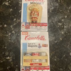 Campbell’s soup refrigerator magnets