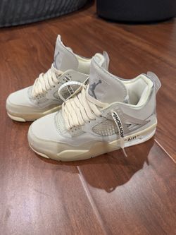 Jordan 4 off white sail