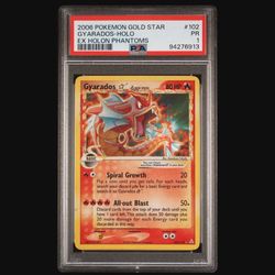 Pokemon Gold Star Gyarados PSA 1
