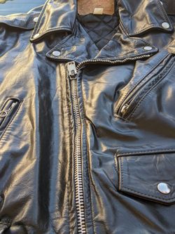 Genuine Black Leather Jacket