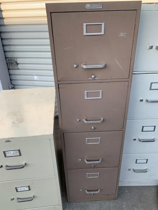 Steel office file cabinets